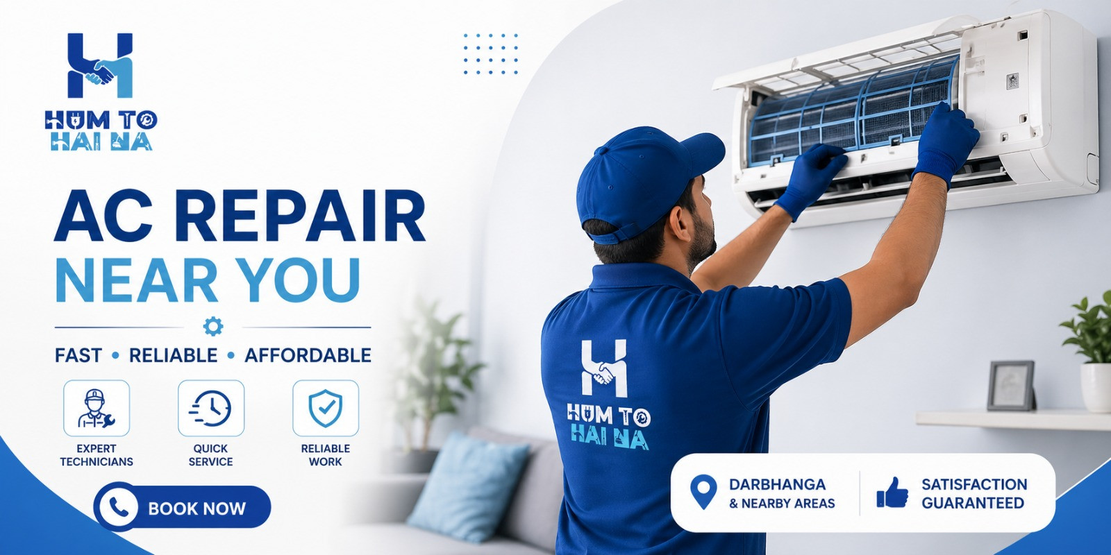 Book AC Repair Service in Darbhanga Near You | HumToHaiNa